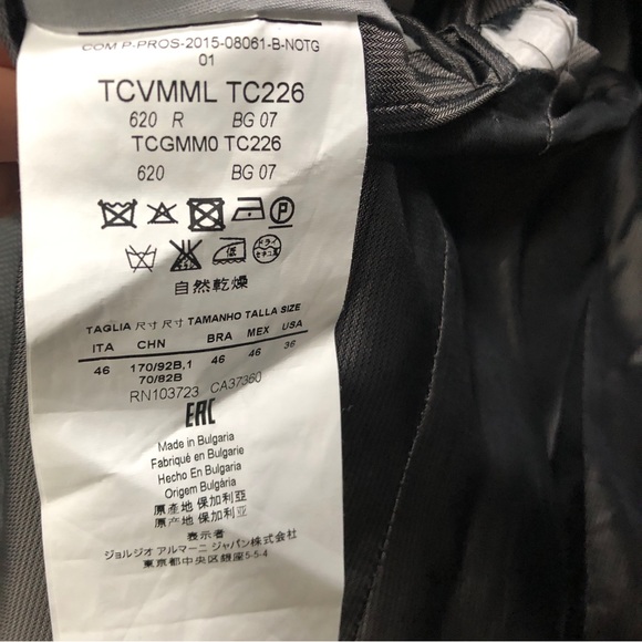 Armani Collezioni Lana Wool Grey Suit - Picture 8 of 8